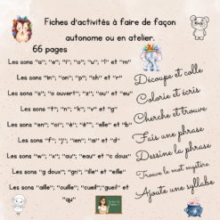 Cahier des sons - 1re année