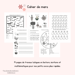 Cahier de consolidation de mars - 1re année