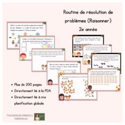 Routine de résolutions de problème - 2e année