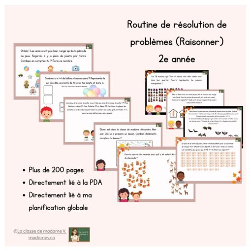 Routine de résolutions de problème - 2e année