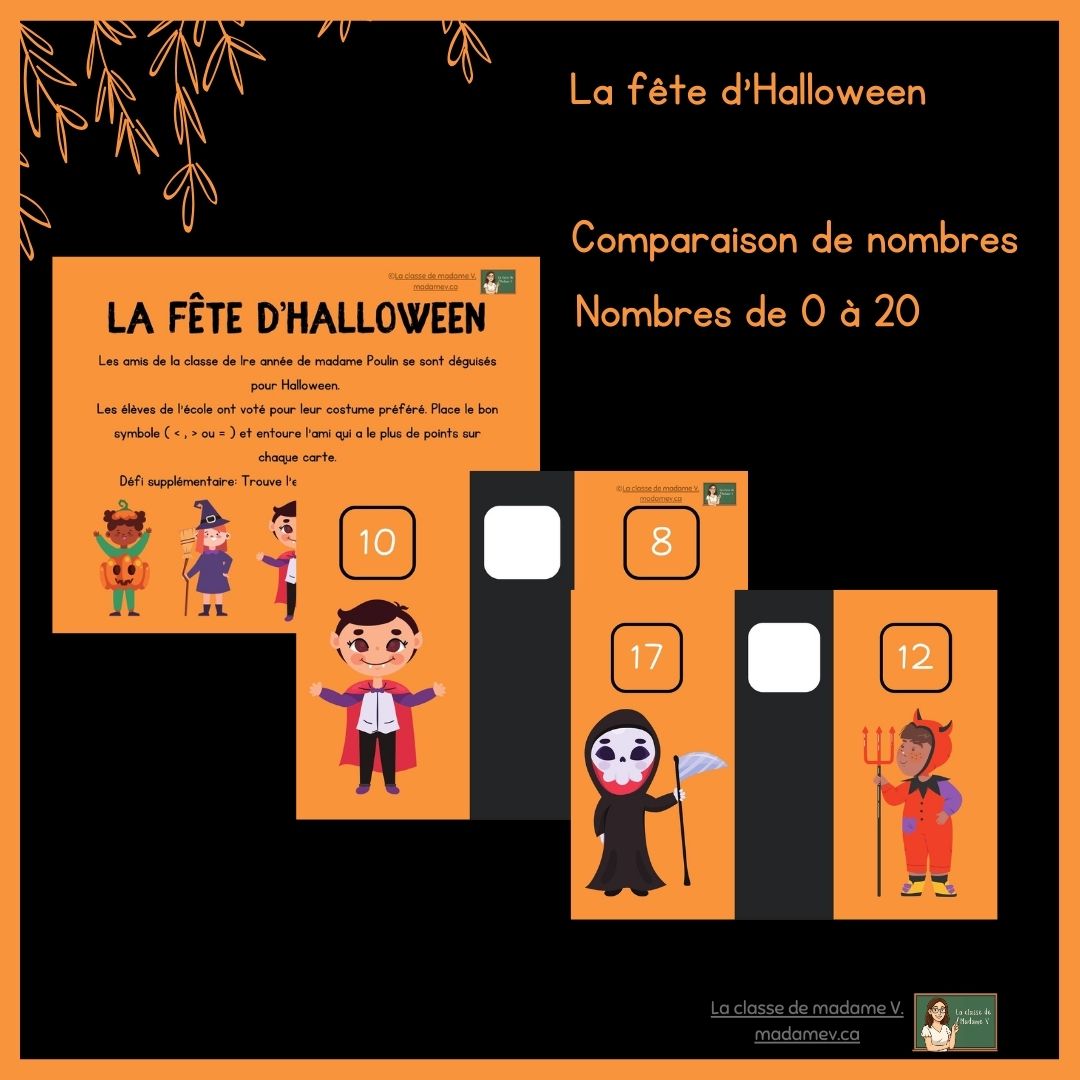 Les costumes d'Halloween - 0 à 20