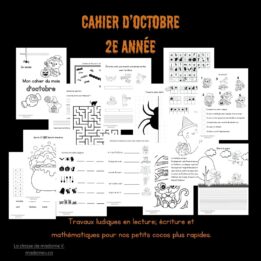 Cahier de consolidation - Octobre - 2e année