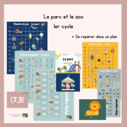 Cherche et trouve ! Se repérer dans un plan (ateliers Parc et Zoo) - 1er cycle