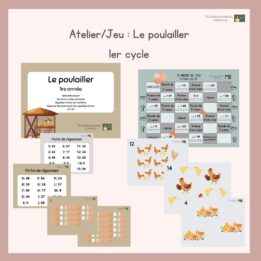 Atelier/jeu : Le poulailler - 1re année