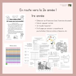 En route vers ma 2e année ! Document ludique pour l'été