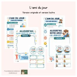 L'ami du jour - Fiches - Version originale et loutre