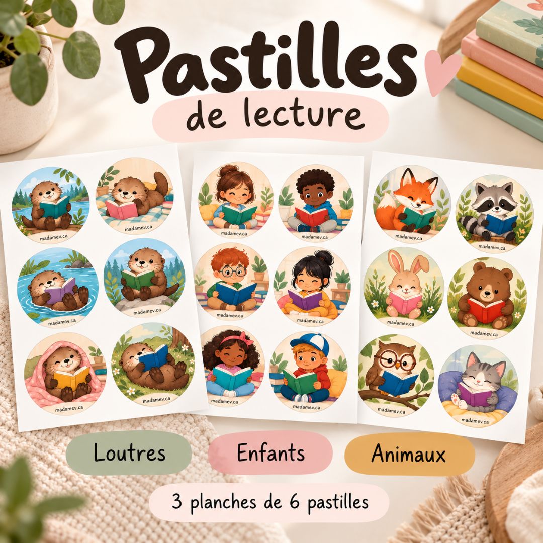 Pastilles coin lecture
