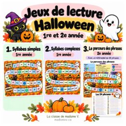 Jeux - Lecture de syllabes/de phrases