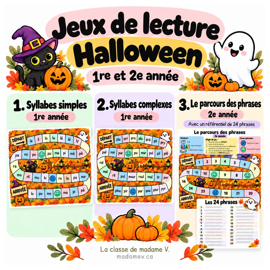 Jeux - Lecture de syllabes/de phrases